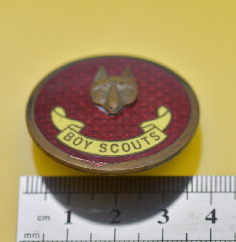 Boy Scouts Wolf Cubs Assistant Cubmaster Hat Badge, Collins London