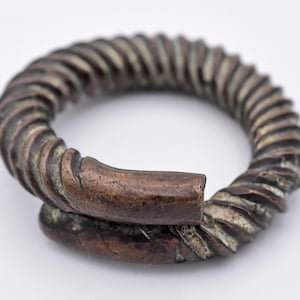 Antique Twisted Bronze Manilla Currency