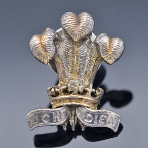 WW1 Prince of Wales's Leinsterieregiment Bi Metall Kragenabzeichen - Britische Armee