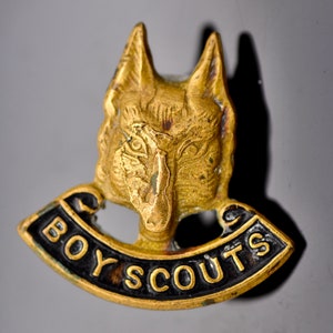 Fab Wolf head, Boy scouts Badge