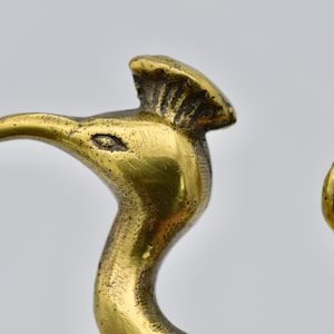 Fantastic Bronze Large Crane Bird Car mascot, Hood ornament