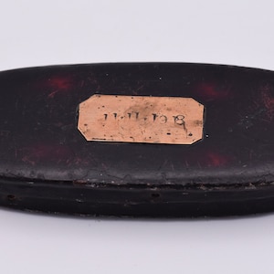 SALE Scarce WW1 Gold & tin Dated 11, 11, 1918 Snuff box , Trench art, Armistice on the Western front
