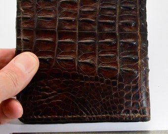 Vintage Exotic Leather Gents wallet, Alligator