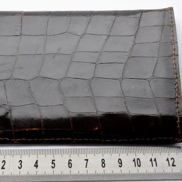 Vintage Exotic Leather Gents wallet, Alligator,  Tony Perotti Italy