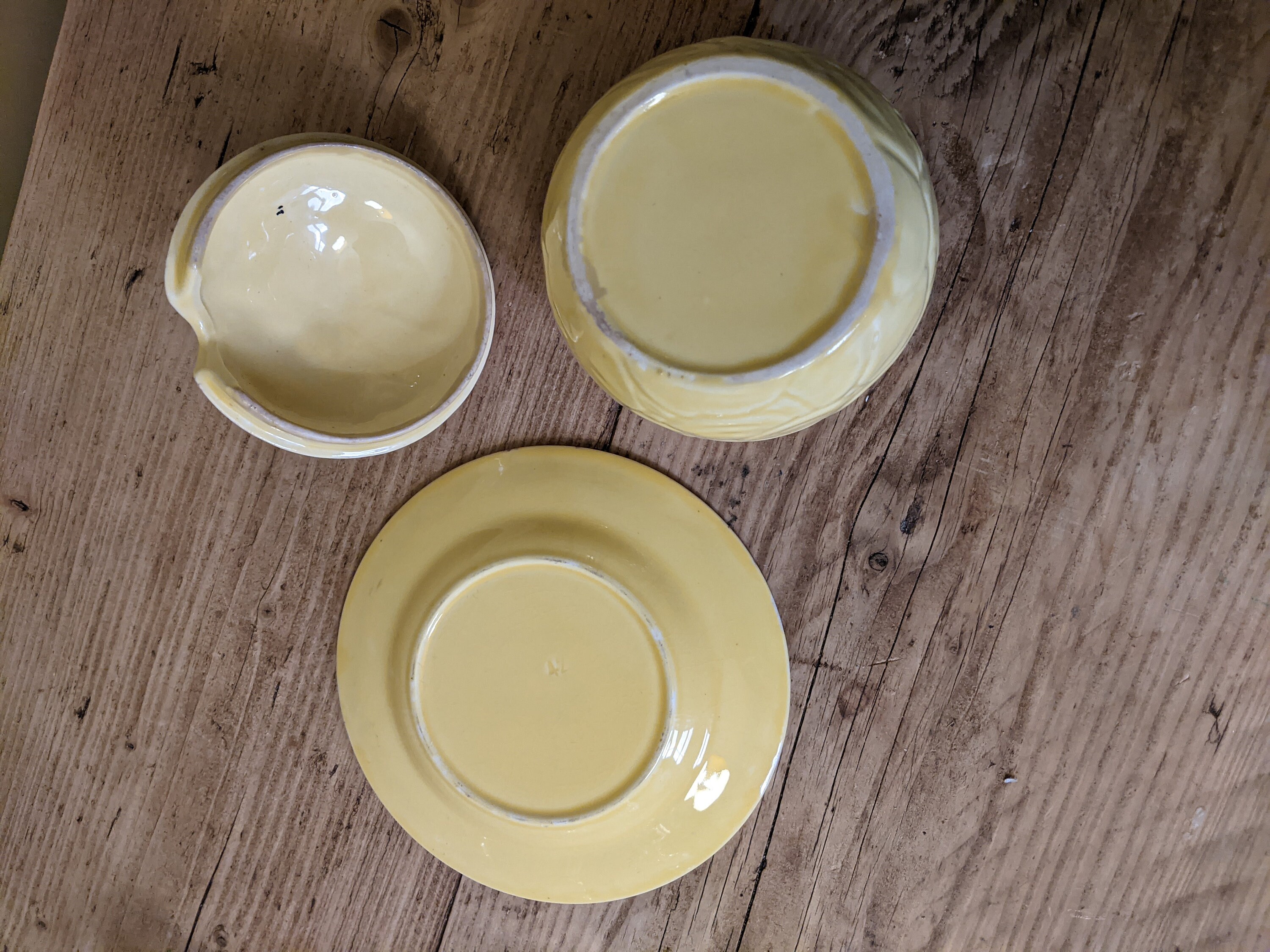 Vintage Yellow Ceramic Jam/preserve Pot and Saucer With Etsy UK