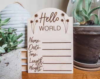 Baby Announcement Sign/Baby Announcement Board