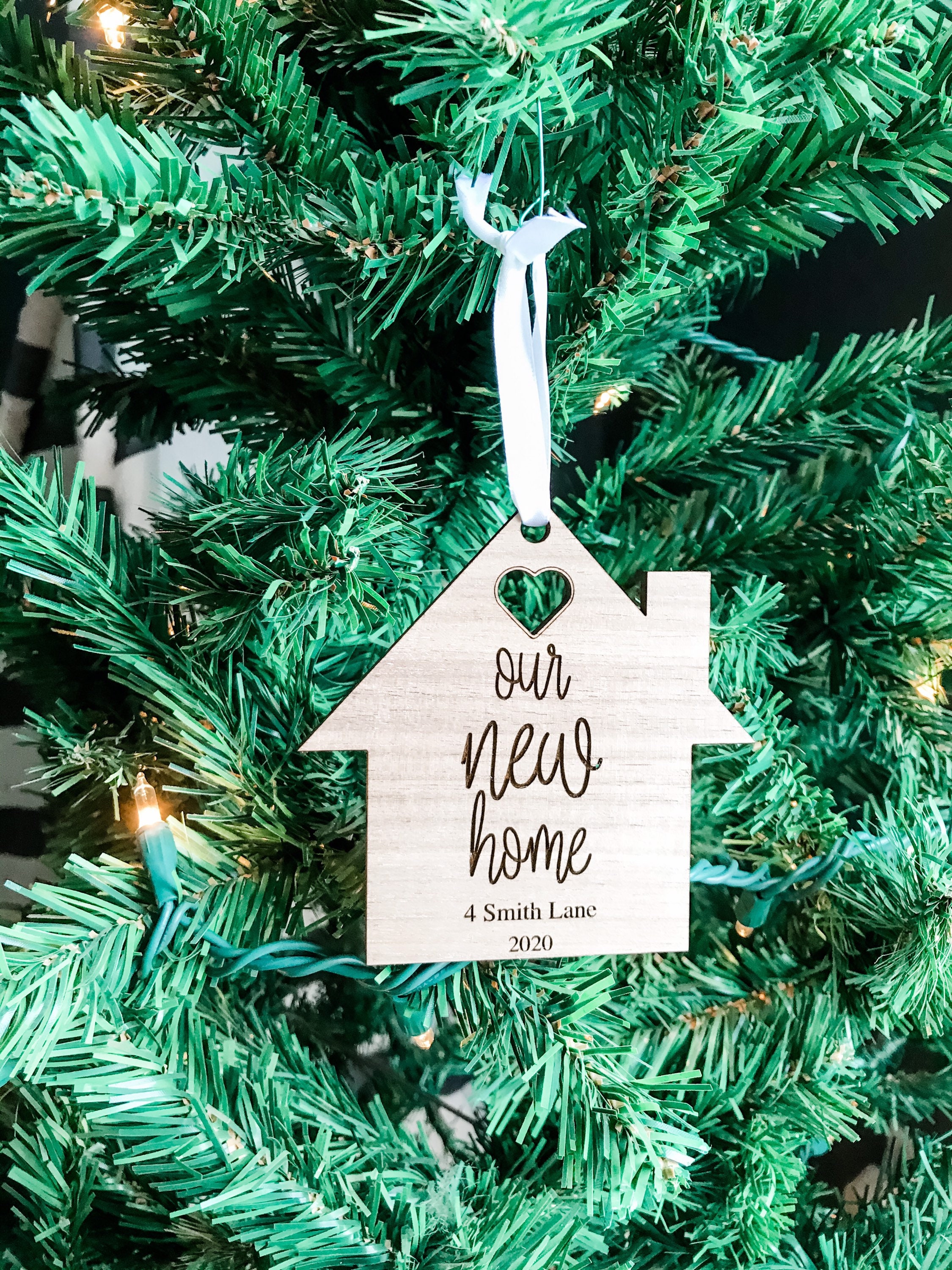New Home Ornament/New Home Ornament Personalized/ New Home Etsy
