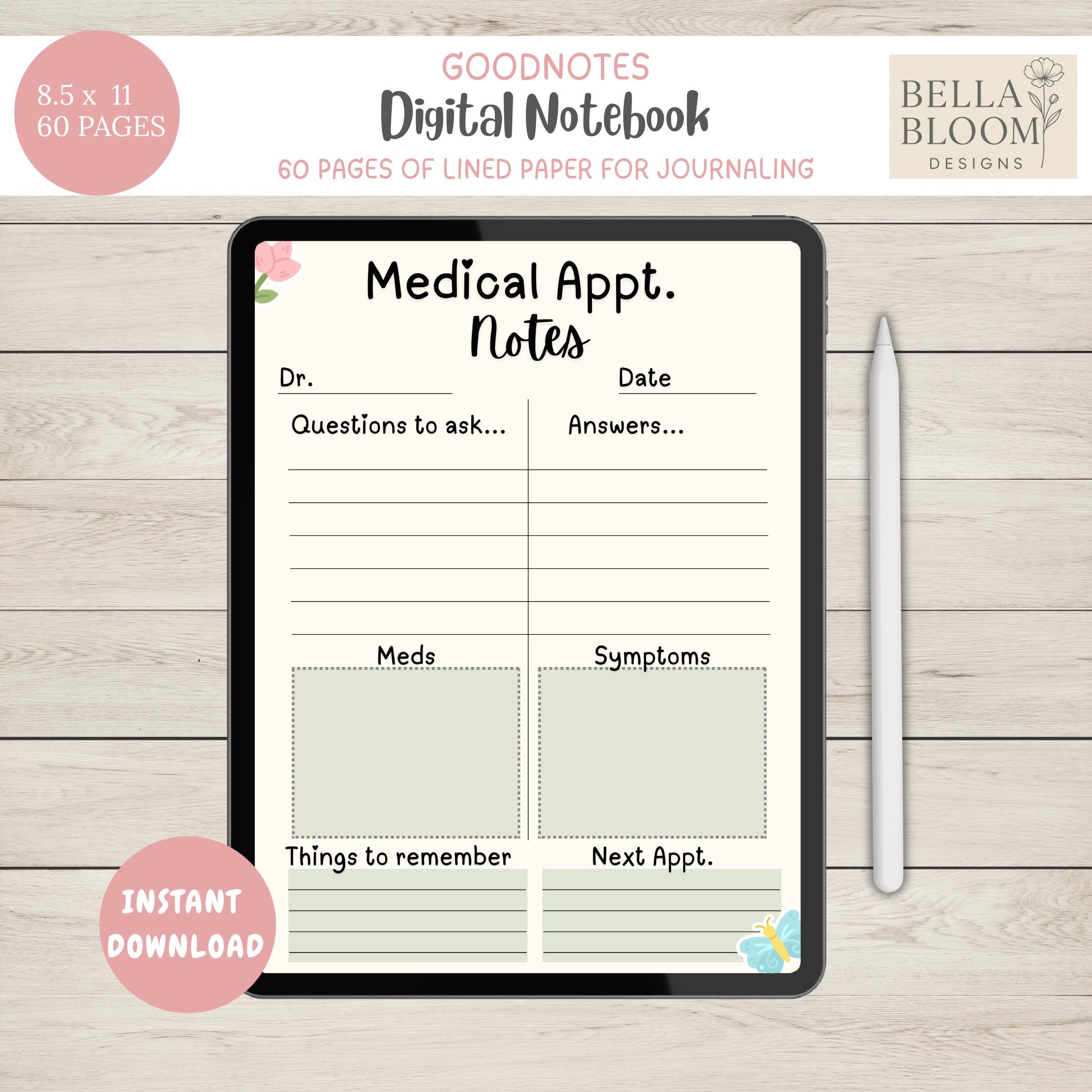 Digital Medical Journal, Doctor Appointment Tracker, Health Planner for ...