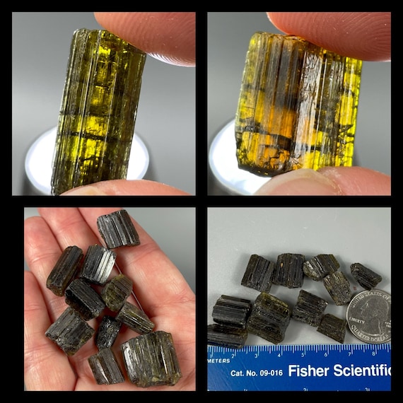 50.12 Gram Undamaged Rare Epidote Crystals Lot