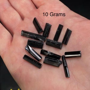 Black Tourmaline, Schorl Crystal Lot 2 Sizes Available