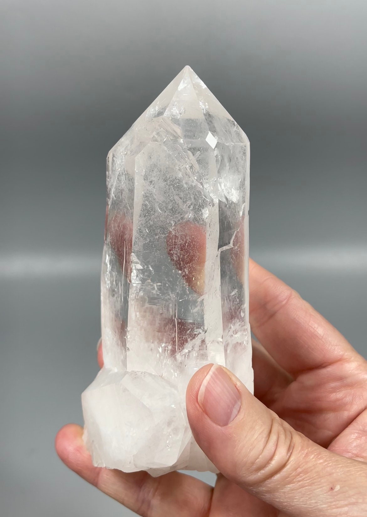 Quartz Crystal with Diamond Shaped Window