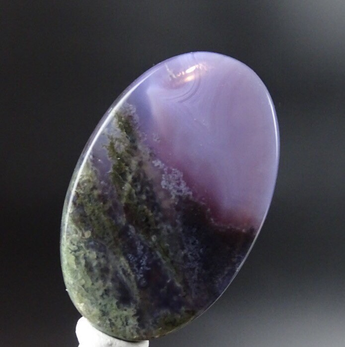 Purple Moss Agate Cabochon