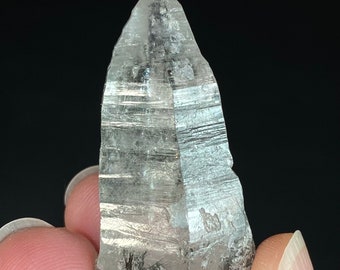 Actinolite Included Tessin Habit Himalayan Quartz Crystal