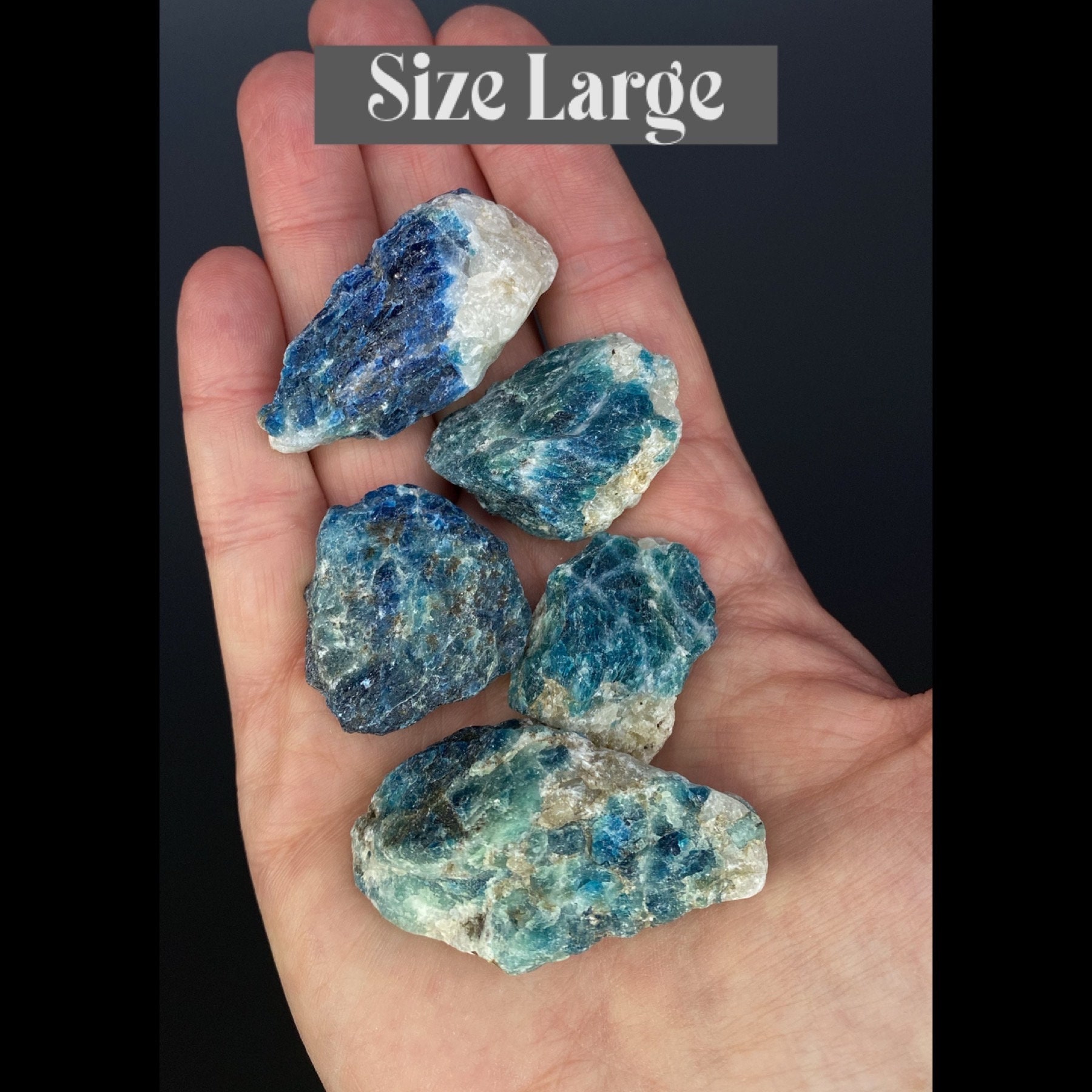 ONE (1) Fluorescent Blue Green Sodalite Rough Specimen from Badakhshan, Afghanistan