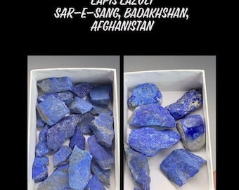 Rough Lapis Lazuli 50 gram Lot, Small or Large Pieces