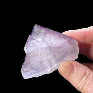 Purple Fluorite Crystal with Zoning
