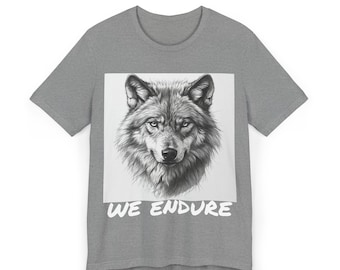 Wolf Graphic T-Shirt, Nature Lover Gift, Animal Art Tee