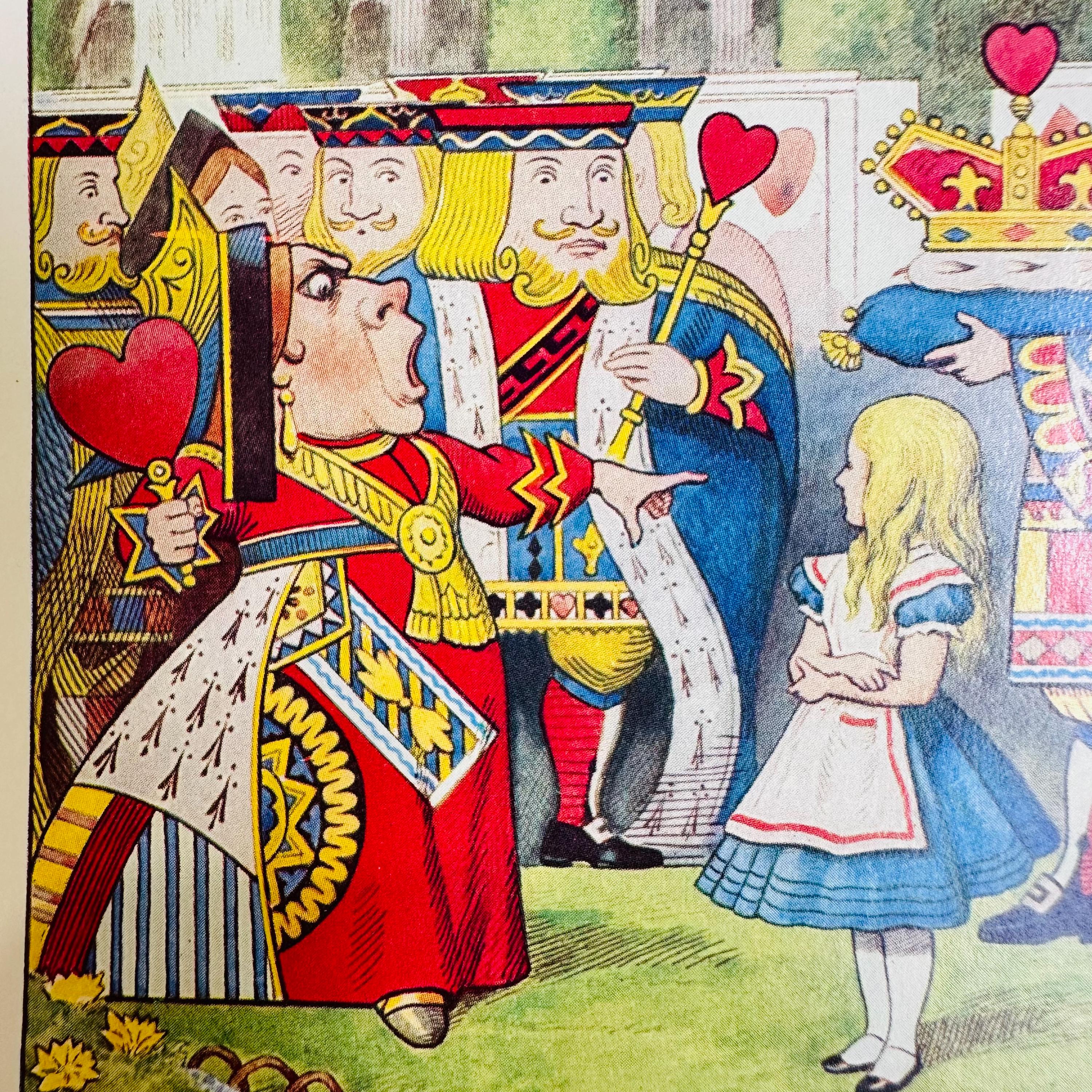 ヴィンテージ 不思議の国のアリス ハートの女王のイラスト - カラー