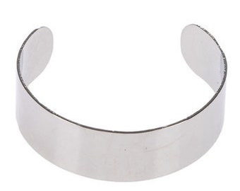 Bangle Cuff Natural Bases en trois tailles différentes en Aluminium