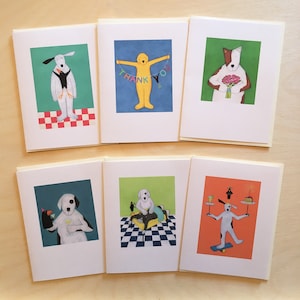 Cartes d’art canin / Cartes de chien drôles / Joyeux anniversaire / Merci / Tu me manques / guéris / Cartes vierges / Cartes de vœux / Helga Sermat