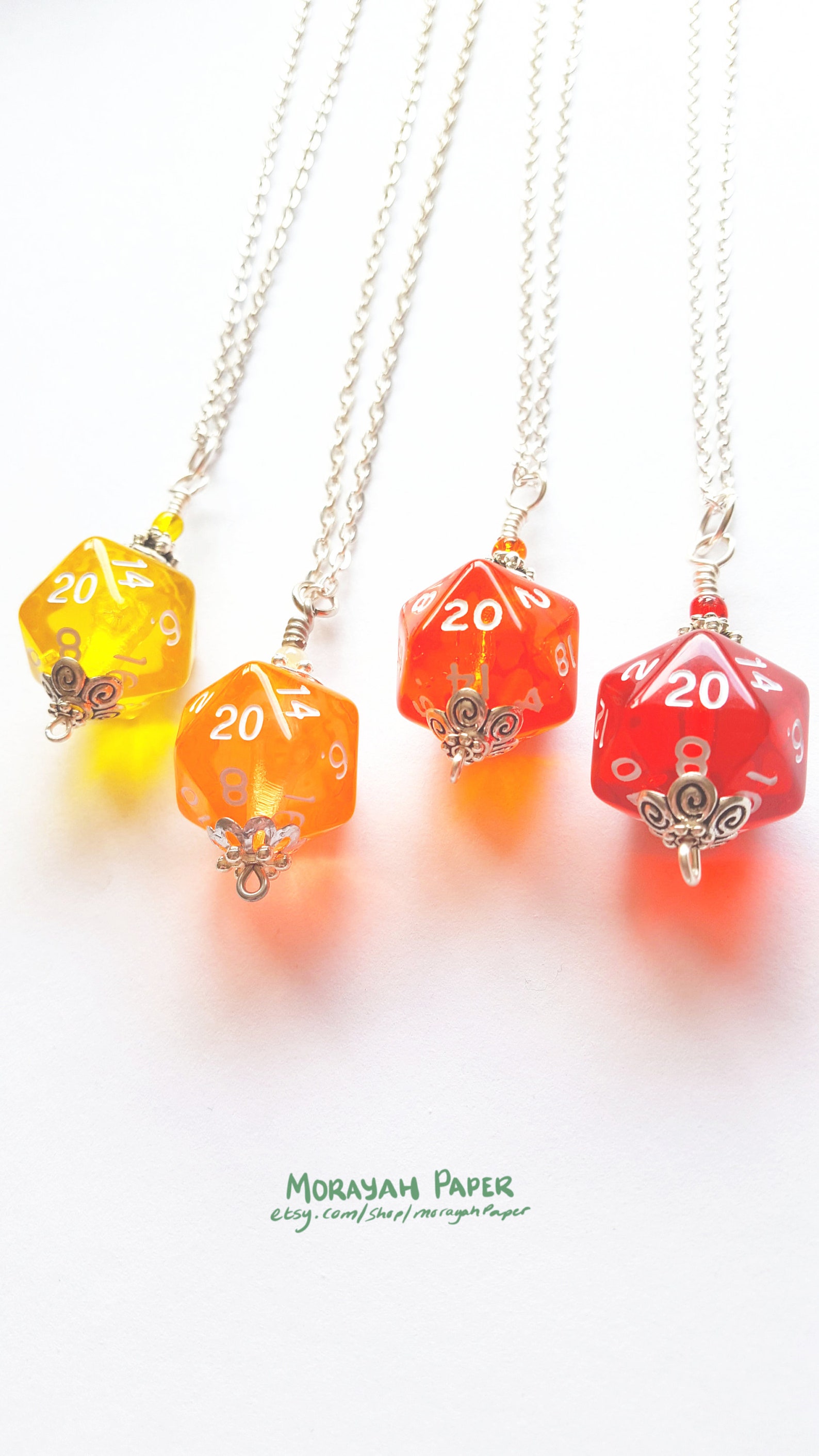 D20 Necklace Dice Necklace Dice Jewelry Dice Pendant Etsy