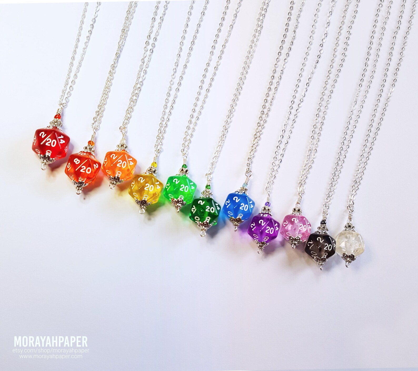 D20 Necklace Dice Necklace Dice Jewelry Dice Pendant Etsy