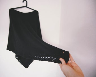 Unique Handmade Knitted PONCHO - Warm and Comfortable, Pregnancy & Maternity, Fall Winter, Detailed, Oversized Cape, Flowy, Cute, Flattering