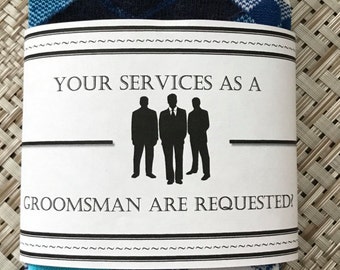 GROOMSMAN SOCK LABEL