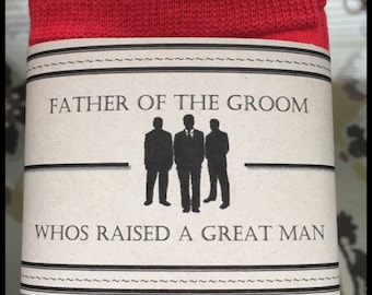 Father of the Groom Sock Label (PDF label only)