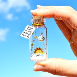 long distance relationship gift for boyfriend Always under the same Sky Deployment Miles apart Army wife Military Card Message in a bottle