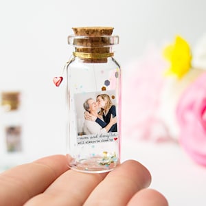 Regalo con Fotos para el día de la Madre. Regalo para madre. Regalo para Familia Foto Miniatura Regalo para Aniversario Regalo Personalizado