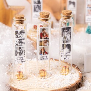 Christmas gift for boyfriend photo Gift for him, Gift for husband, Message in a bottle, Christmas box Joyeux Noël Frohe Weihnachten Present