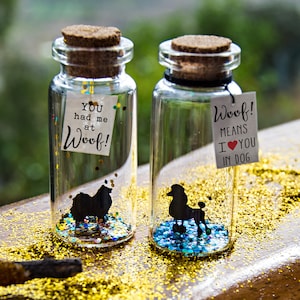 Pet gift Dog Gift Gog Mom Gift Mother's Day I Woof you. Personalised Gift for Women Gift for animal lovers Gift for friend Gift for dog love