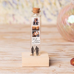 Valentine's Day Gift for Him, Gift for boyfriend Valentines Day Gift with photos, Mr and Mrs First Valentine's Day Engaged Married Love Card