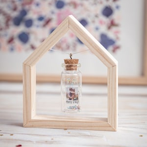 Regalo di compleanno per un amico, Buon compleanno, Messaggio in bottiglia Miniature, Regalo speciale personalizzato, Migliore amico.