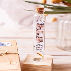 one day closer, long distance relationship gifts with photo, Thinking of you gift custom gift for boyfriend, for best friend, one day closer image 8