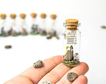 Mothers Day Gift Mothers Day Message in a bottle Mother and Daughter Gift for Mum Birthday gift Best Mom Mother's Day Gift from Son You rock