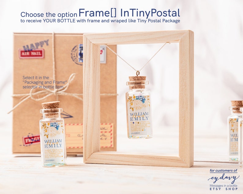 Personalized gift / do what you want with it Message in a bottle Miniatures Personalised Gift Gift for him Valentine Mature Gift image 7