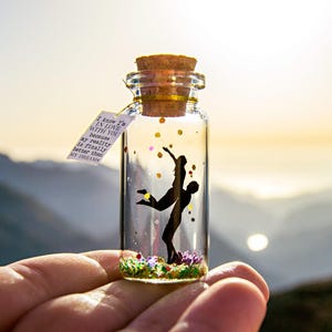 Valentine&#39;s Day Gift for girlfriend Always and forever I&#39;m in love with you Personalized gift for boyfriend Message in a Bottle Unique Gifts