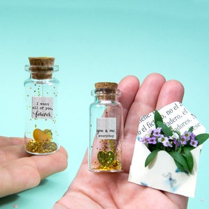 I want all of you, forever - you and me, everyday. Message in a bottle. Personalised Gift. Funny Love Card. Valentine Gift Card Mature Him