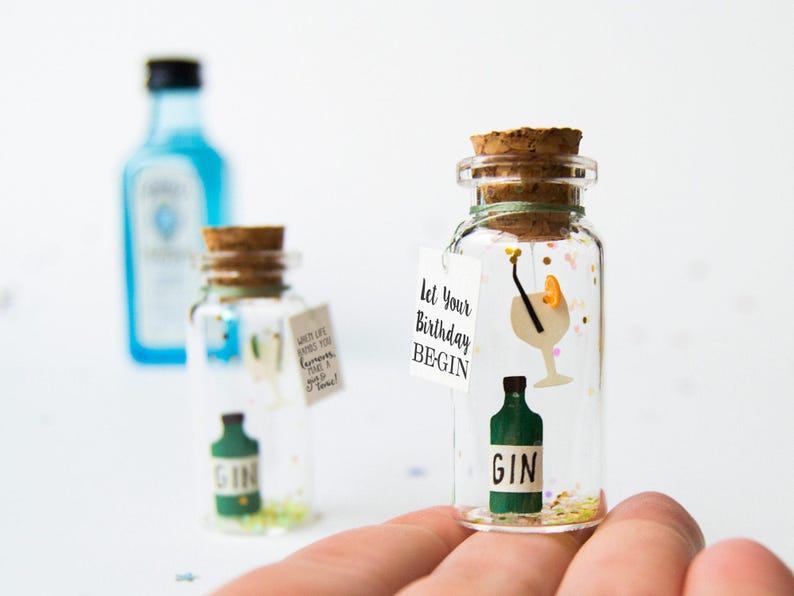 Gin tonic card. Romantic card. Birthday card. You are the gin to my tonic. Gin & tonic! Personalised Gift for boyfriend. Cheers gift. image 4