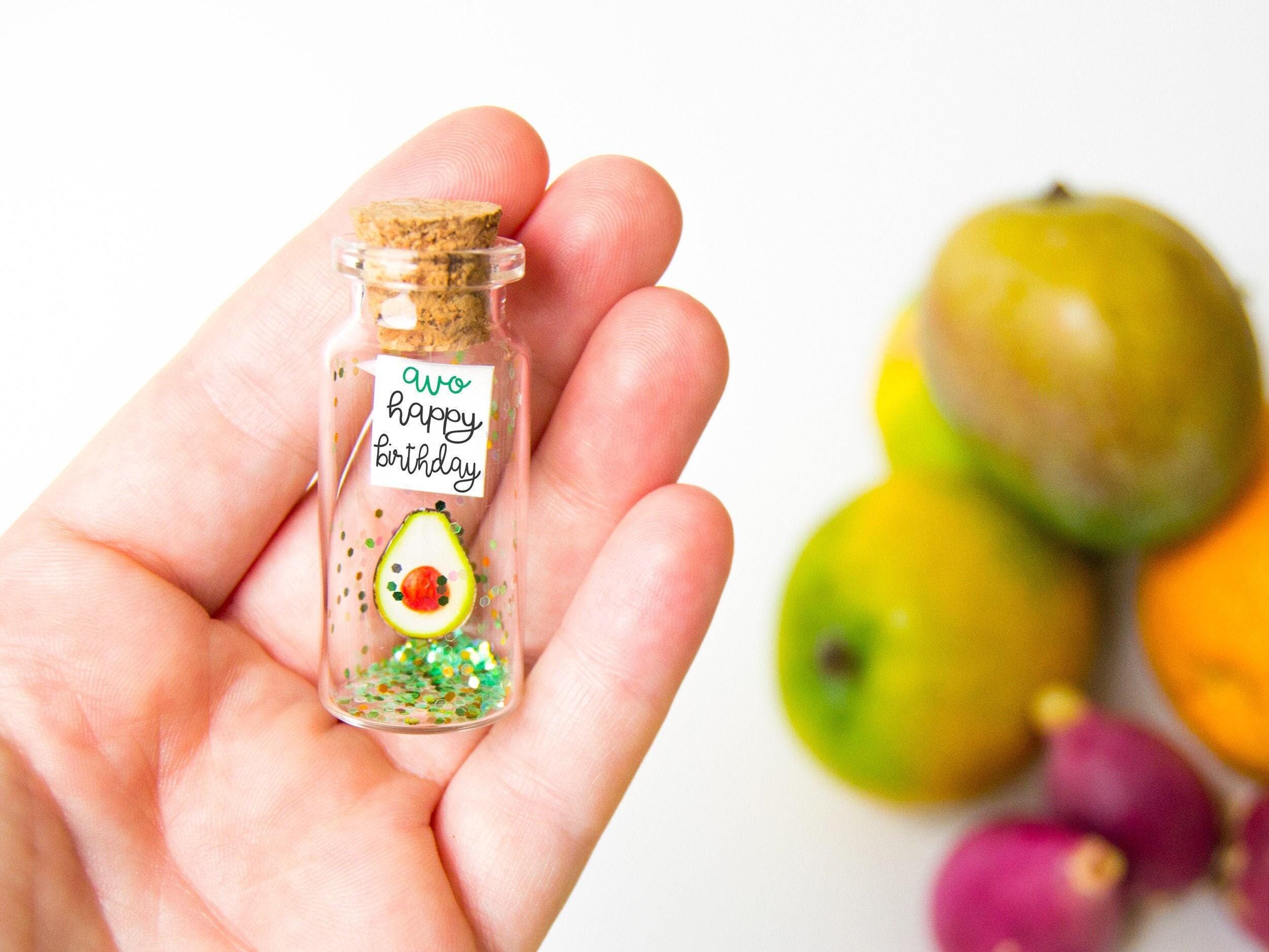 Personalised Modern Christmas Quirky Avocado Santa Hat Card - View #10