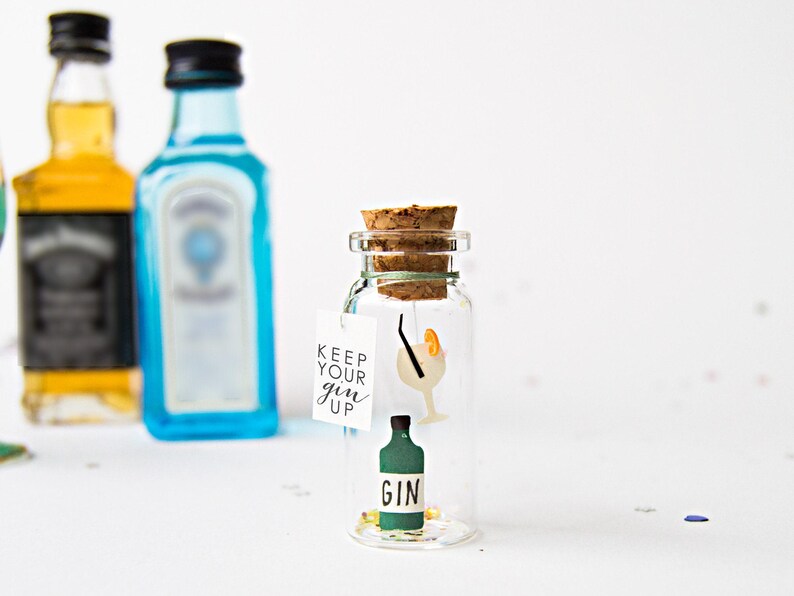 Gin tonic card. Romantic card. Birthday card. You are the gin to my tonic. Gin & tonic! Personalised Gift for boyfriend. Cheers gift. image 3