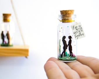 Anniversary lesbian gift for girlfriend 365 days gift Lesbian couple Valentine&#39;s Day Gift for girlfriend Personalized gift for girlfriend