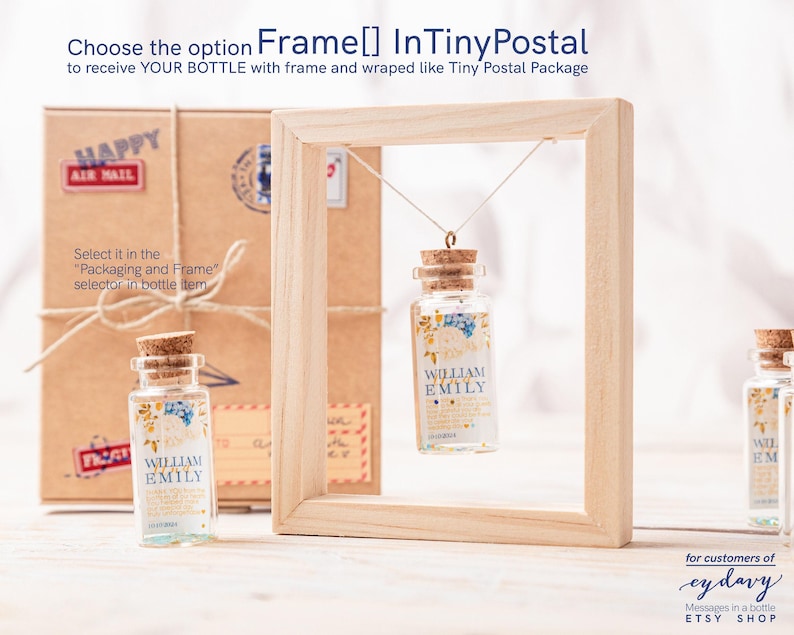 long distance relationship gift for boyfriend Always under the same Sky Deployment Miles apart Army wife Military Card Message in a bottle immagine 7