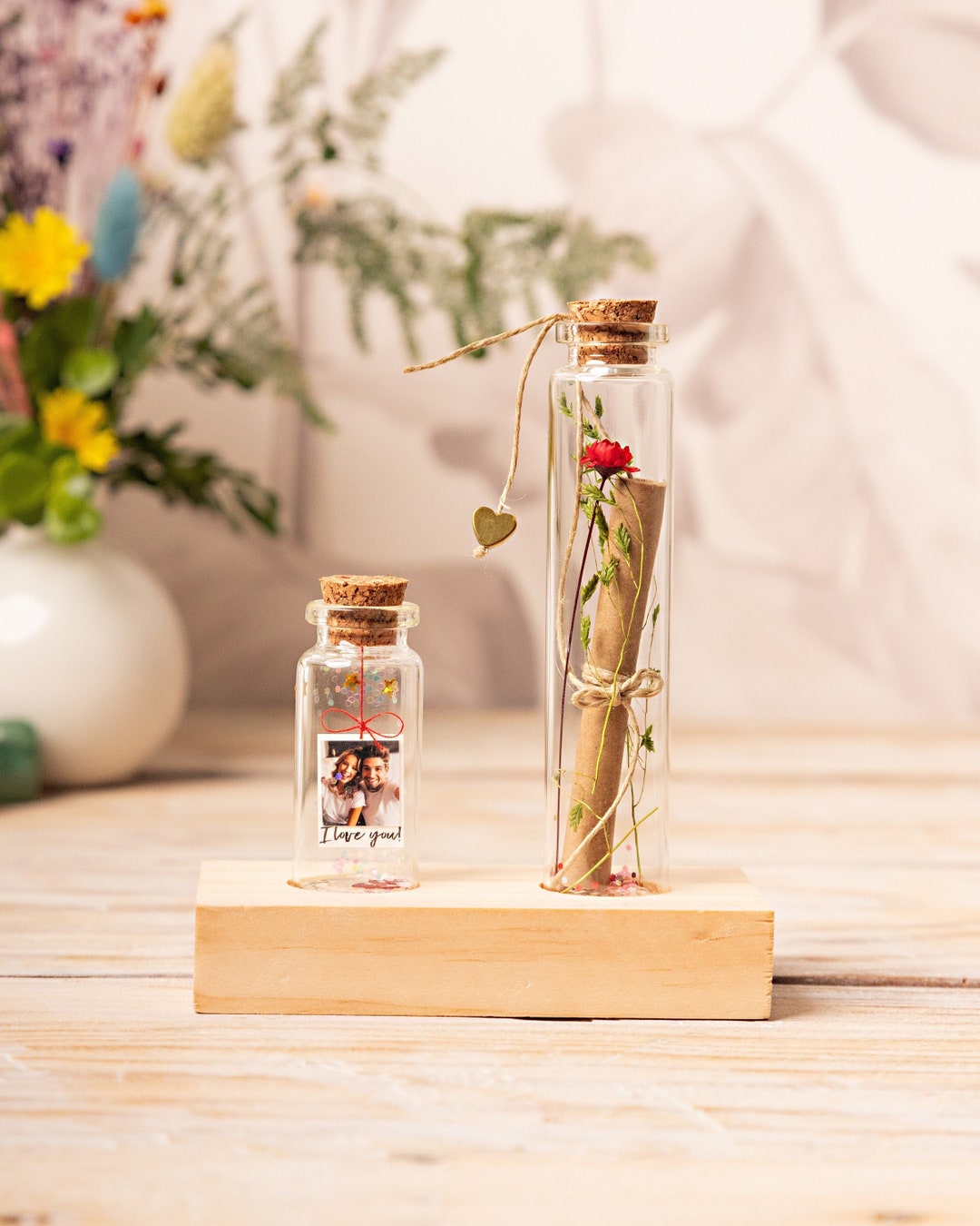 VALENTINES DAY Gift for Husband, Personalized Love Letter & Photo