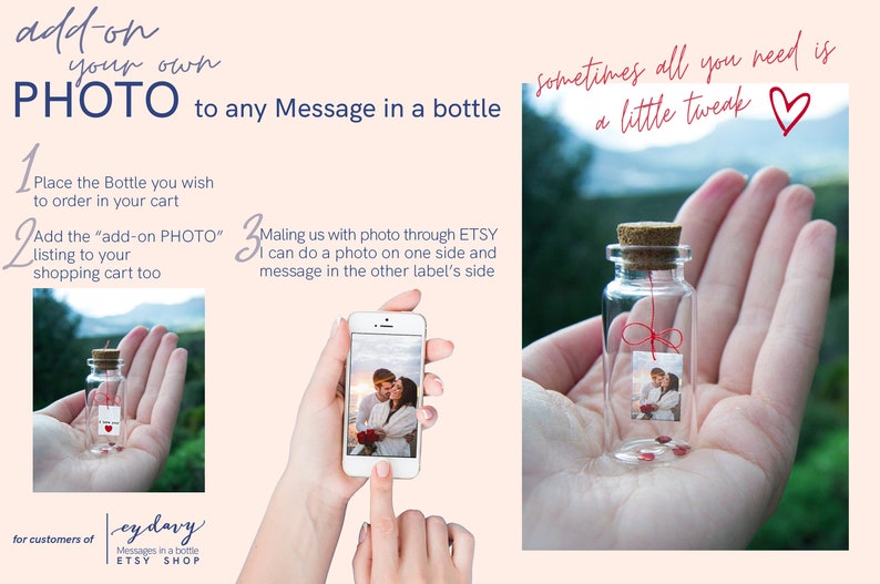 Personalized gift / do what you want with it Message in a bottle Miniatures Personalised Gift Gift for him Valentine Mature Gift image 9