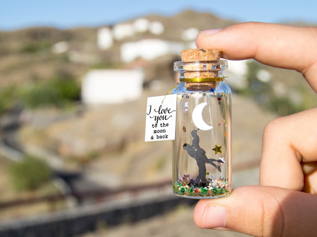 I Love You to the Moon & Back Anniversary Gift for Boyfriend Under Same ...