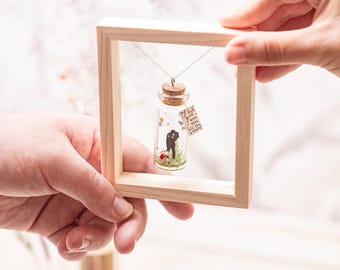 Valentine’s Day gifts for him Long Distance Gift for Boyfriend Relationship Gift for Girlfriend Anniversary gift for Him Message bottle