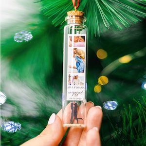 Lesbian girlfriend Christmas gift, Couple tree ornament with Photo, Gift for girlfriend, LGTBI Christmas Present, Personalized Ornament Love